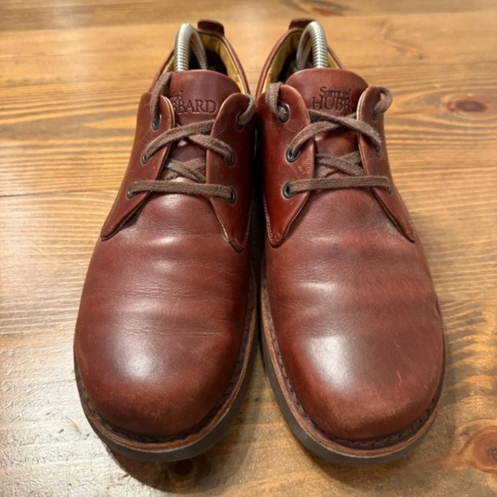 Samuel Hubbard Free Oxford Shoes Mens 9 M Cordovan Casual Comfort Memory Foam‎